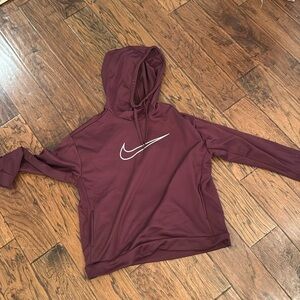 Nike maroon hoodie